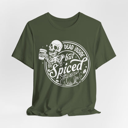 Dead Inside but Spiced Unisex Jersey Short Sleeve Tee