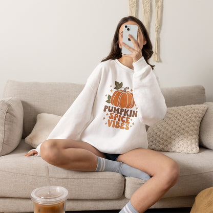 Pumpkin Spice Vibes Unisex Heavy Blend™ Crewneck Sweatshirt