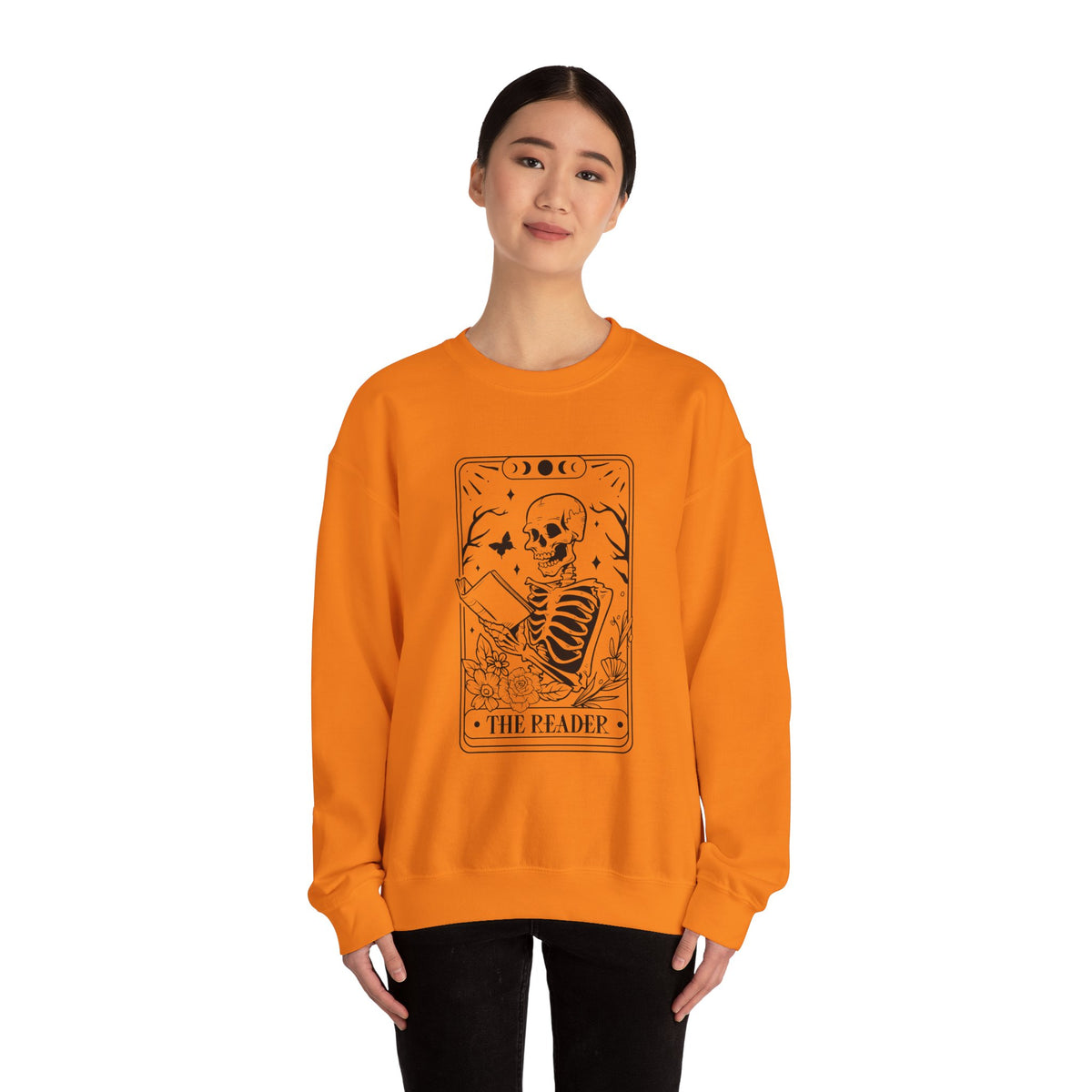 The Reader Tarot Unisex Heavy Blend™ Crewneck Sweatshirt