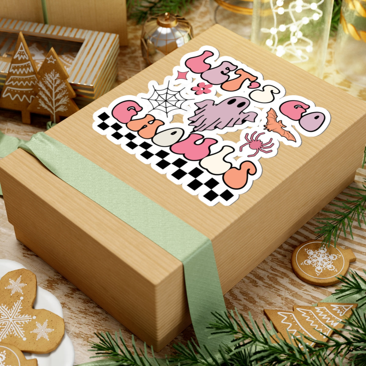 Let's Go Ghouls Kiss-Cut Stickers