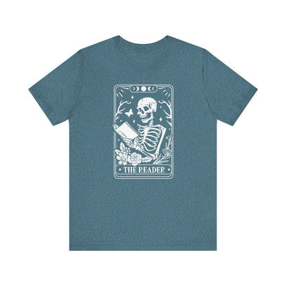 The Reader Tarot Unisex Jersey Short Sleeve Tee