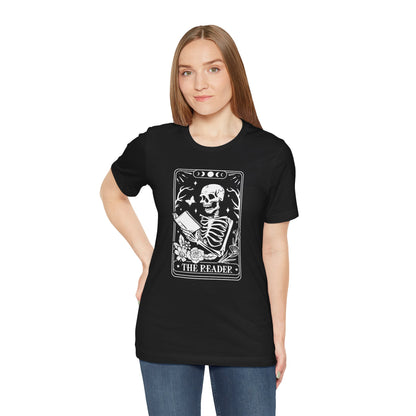 The Reader Tarot Unisex Jersey Short Sleeve Tee
