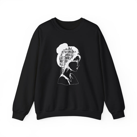 Inside A Bookworm's Mind Unisex Heavy Blend™ Crewneck Sweatshirt
