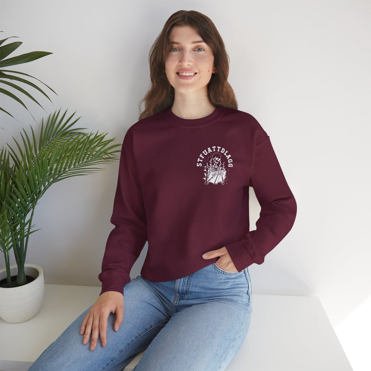 STFUAUATTDLAGG nisex Heavy Blend™ Crewneck Sweatshirt