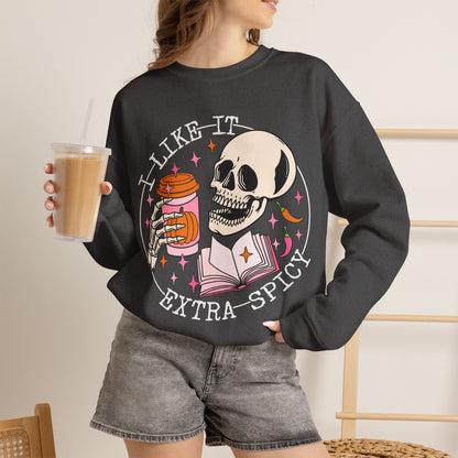 I Like It Extra Spicy Unisex Heavy Blend™ Crewneck Sweatshirt