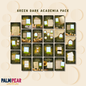 Green Dark Academia Template Pack